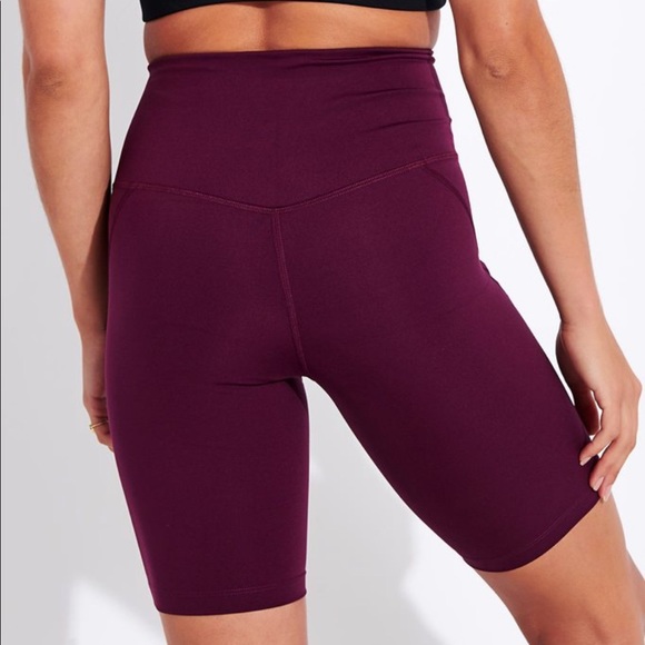 Girlfriend Collective Plum Bike Shorts NWT - Picture 2 of 5